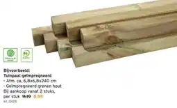 Tuinpaal geïmpregneerd