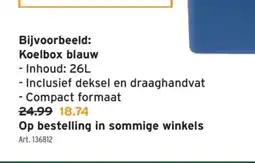 GAMMA Koelbox blauw aanbieding