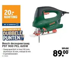 GAMMA Bosch decoupeerzaag PST 900 PEL 620W aanbieding