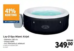 GAMMA Lay-Z-Spa Miami Airjet aanbieding
