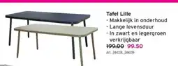 GAMMA Tafel Lille aanbieding