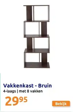 Action Vakkenkast - Bruin aanbieding