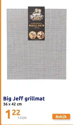 Action Big Jeff grillmat aanbieding