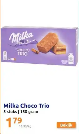Action Milka Cho­co Trio aanbieding