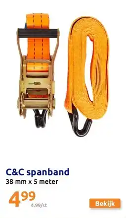 Action C&C spanband aanbieding