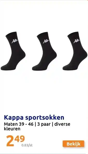 Action Kappa sportsokken aanbieding