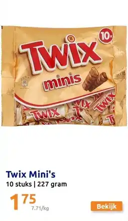 Action Twix Mini's aanbieding