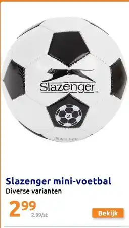 Action Slazenger mini-voetbal aanbieding