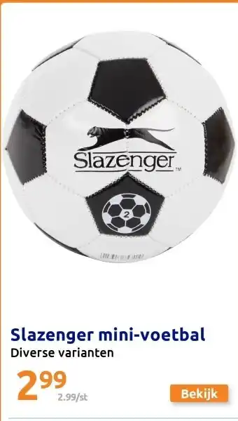 Action Slazenger mini-voetbal aanbieding