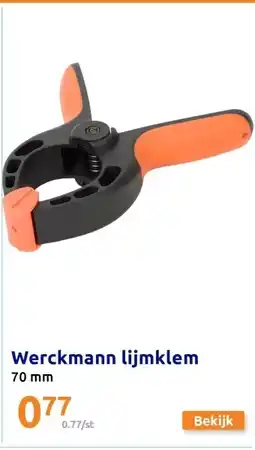 Action Werckmann lijmklem aanbieding