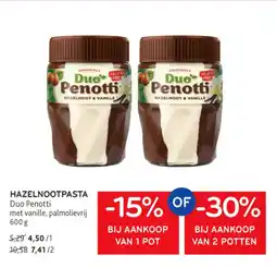 Alvo HAZELNOOTPASTA aanbieding