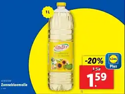 Lidl Zonnebloemolie aanbieding