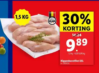 Lidl Kippenborstfilet XXL 1.5KG aanbieding