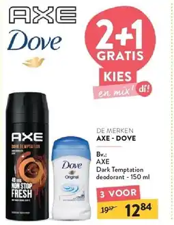 Di AXE Dark Temptation deodorant - 150 ml aanbieding