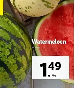 Lidl Watermeloen aanbieding