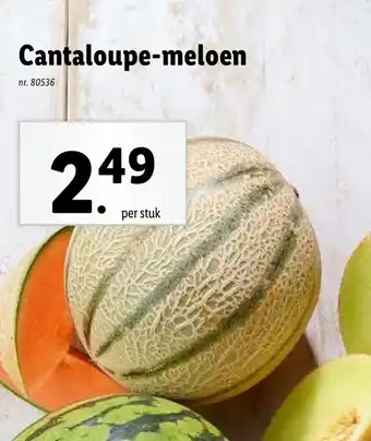 Lidl Cantaloupe-meloen aanbieding