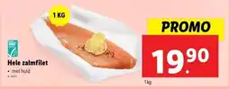 Lidl Hele zalmfilet aanbieding