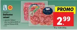 Lidl Italiaanse salami aanbieding