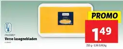 Lidl Verse lasagnebladen aanbieding