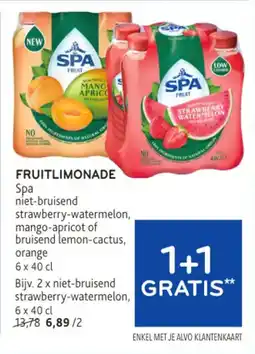 Alvo FRUITLIMONADE Spa aanbieding