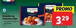 Lidl Kroketjes op Italiaanse wijze aanbieding