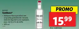 Lidl Sambuca aanbieding