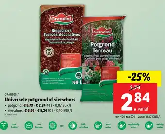 Lidl Universele potgrond of sierschors aanbieding