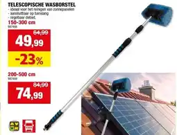 Hubo TELESCOPISCHE WASBORSTEL aanbieding