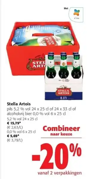 Colruyt Stella Artois aanbieding