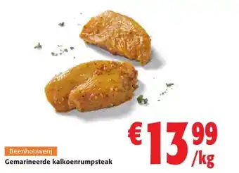Colruyt Gemarineerde kalkoenrumpsteak aanbieding