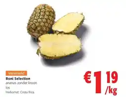 Colruyt Boni Selection ananas zonder kroon los aanbieding