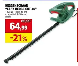 Hubo HEGGENSCHAAR “EASY HEDGE CUT 45” aanbieding