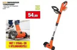 Hubo ACCU ONKRUIDVEGER “POWDPG8060” aanbieding