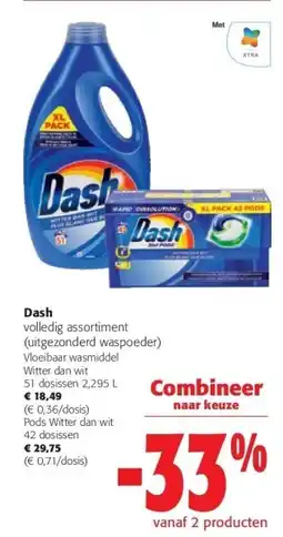 Colruyt Dash volledig assortiment aanbieding
