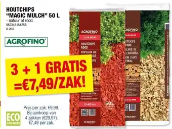 Hubo HOUTCHIPS “MAGIC MULCH” 50 L aanbieding