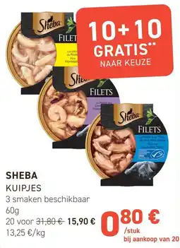 SHEBA KUIPJES 3 smaken beschikbaar 60g
