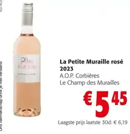 Colruyt La Petite Muraille rosé 2023 aanbieding
