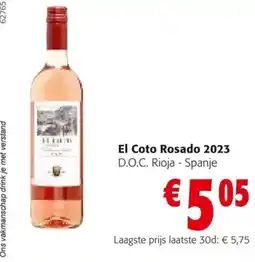 Colruyt El Coto Rosado 2023 aanbieding