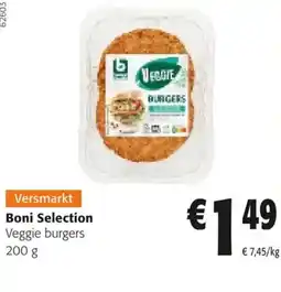 Colruyt Boni Selection Veggie burgers 200g aanbieding