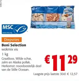 Colruyt Boni Selection wokmix vis 1 kg aanbieding
