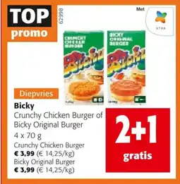 Colruyt Bicky Original Burger aanbieding