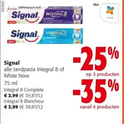 Colruyt Signal integral 8 Blancheur aanbieding
