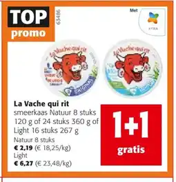 Colruyt La Vache qui rit Natuur 8 stuks aanbieding
