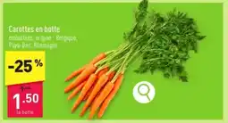 ALDI Carottes en botte aanbieding