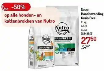 Nutro hondenvoeding grain free