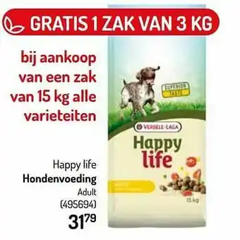 Happy life hondenvoeding