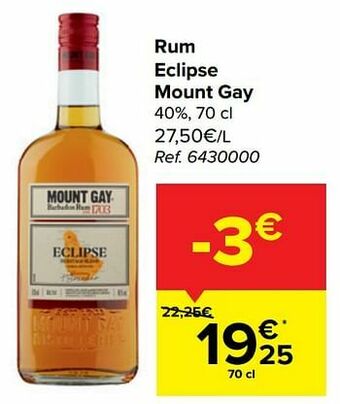 Carrefour Rum eclipse mount gay aanbieding