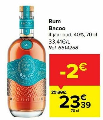 Carrefour Rum bacoo aanbieding