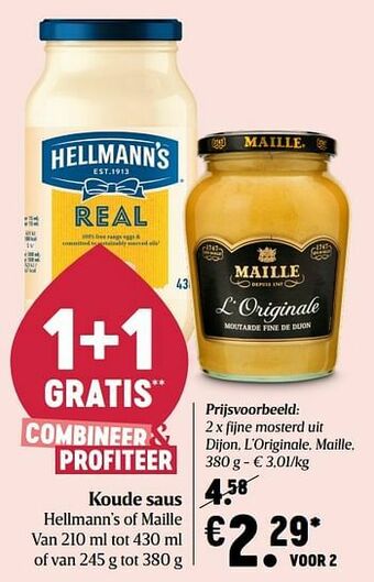 Fijne mosterd uit dijon, l’originale, maille
