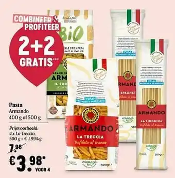 Pasta armando la treccia